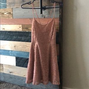 Forever 21 pink mini dress.